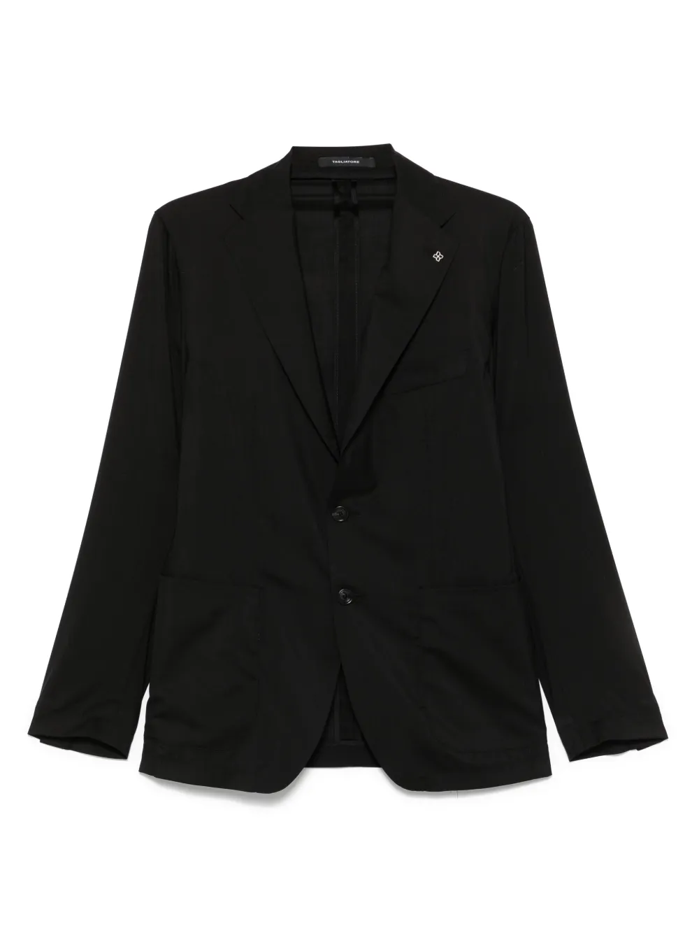 Shop Tagliatore Single-breasted Blazer In Black