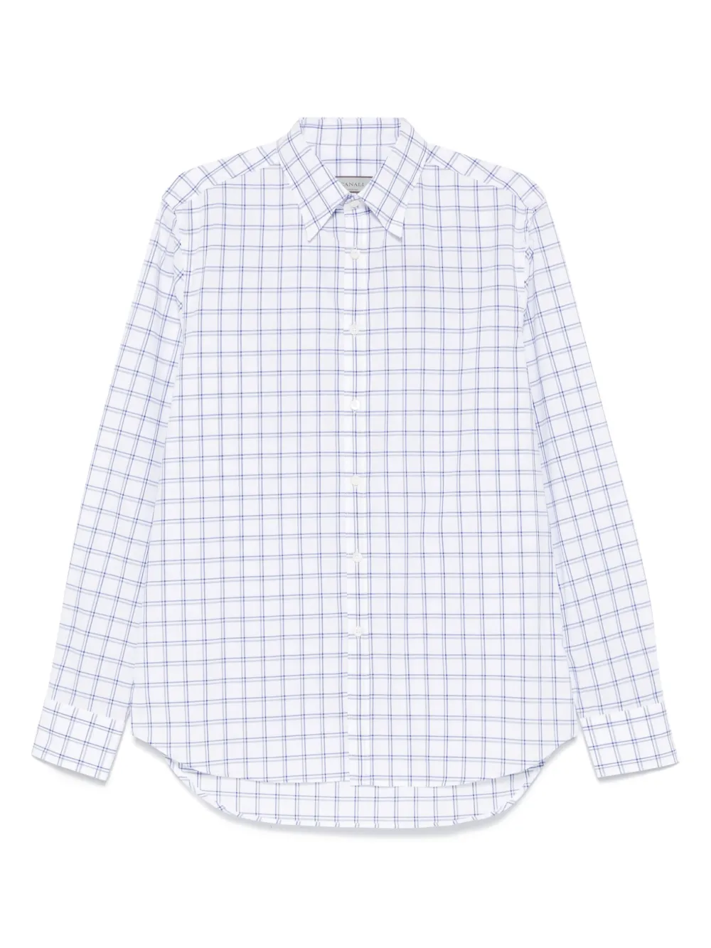 Canali قميص كاروهات | أبيض | Image 1