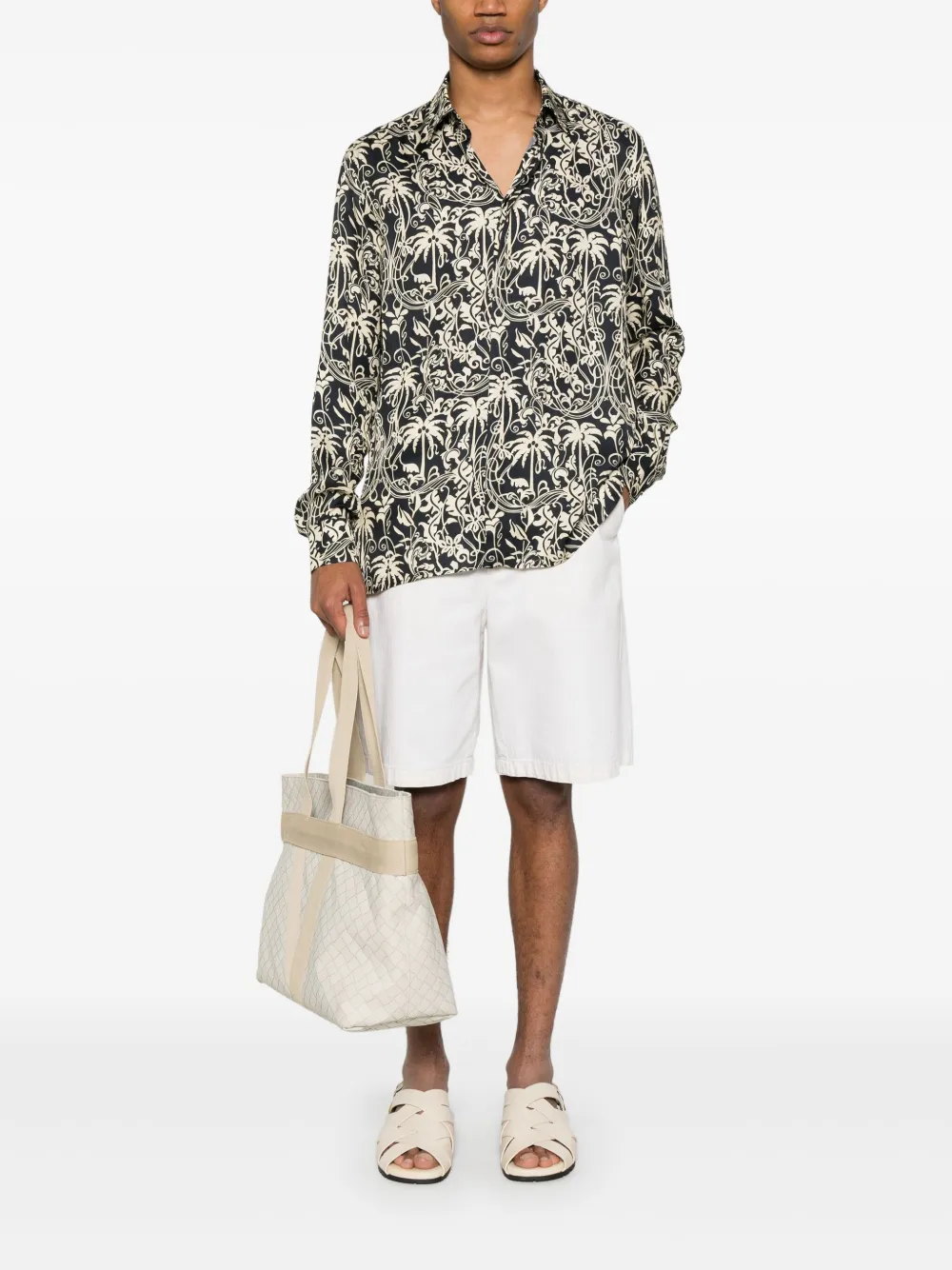 Laneus camisa con palmeras estampadas | Camisas | Image 2