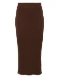 HERSKIND Gina midi skirt - Brown