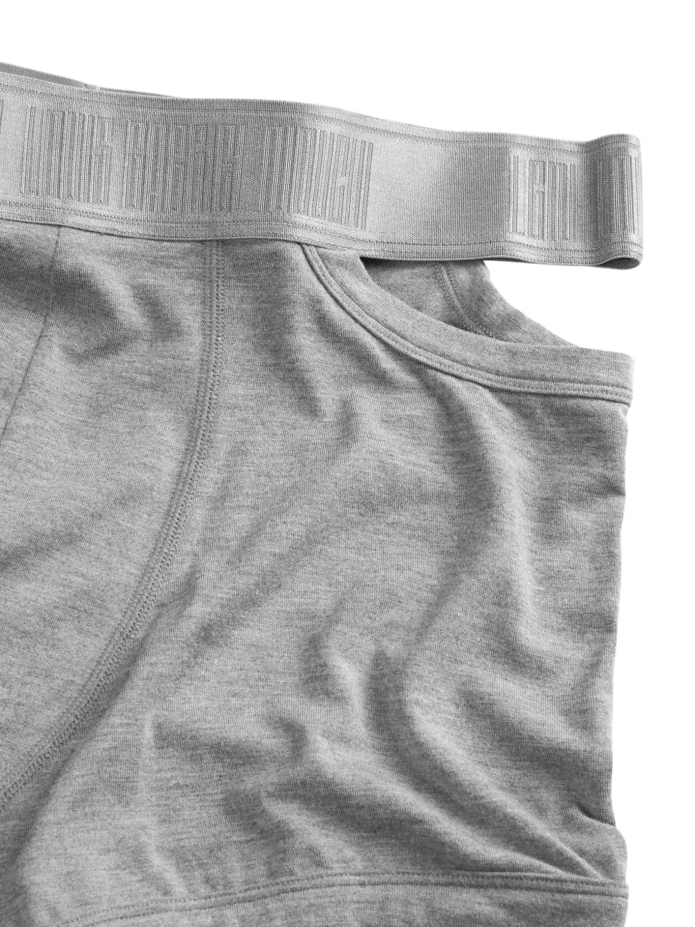 Lgn Louis Gabriel Nouchi Elasticated-waistband Boxers In Gray