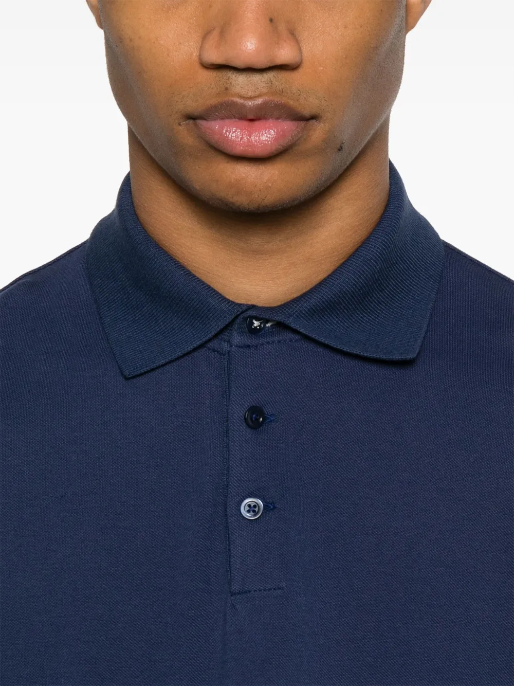 Brunello Cucinelli Katoenen poloshirt Blauw