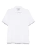 Brunello Cucinelli faux-layered polo shirt - White