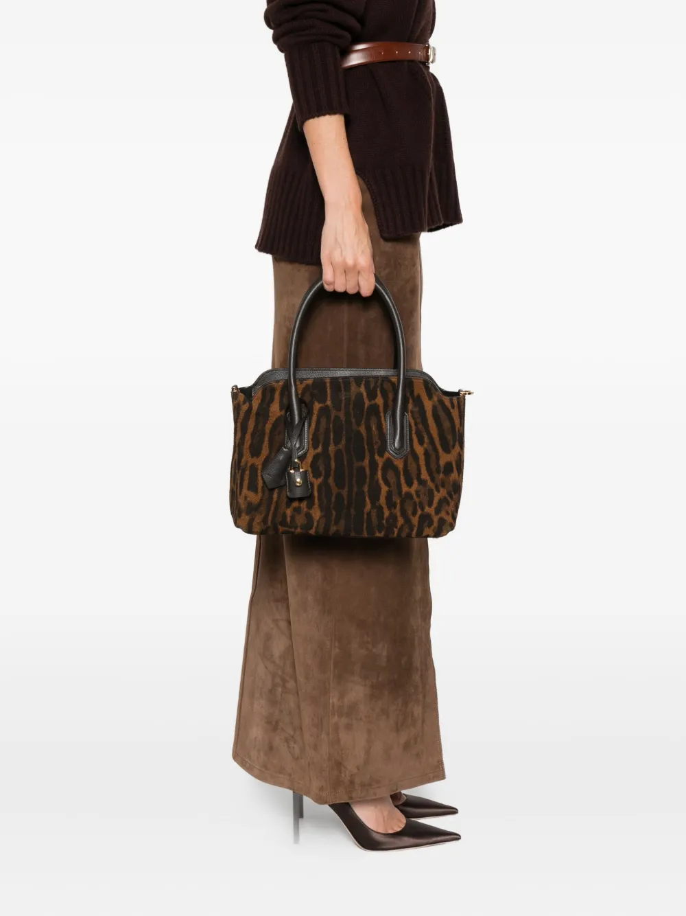 TOM FORD Alexander medium shopper Bruin