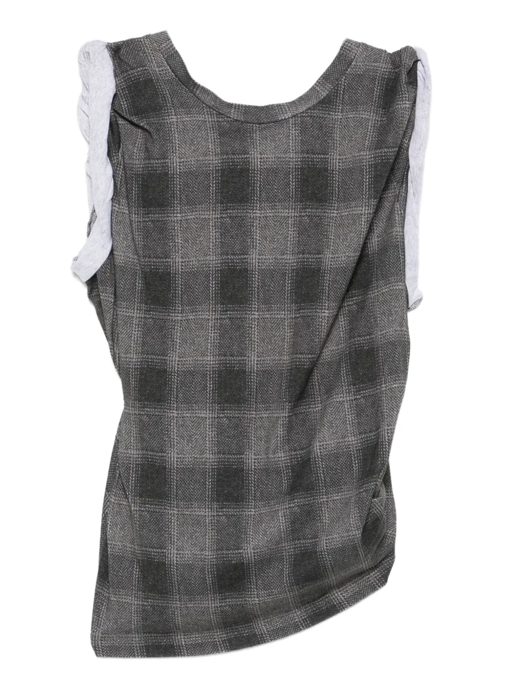 OUR LEGACY checkered tank top | Grey | Image 1