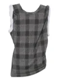 OUR LEGACY checkered tank top - Grey