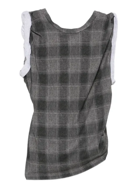 OUR LEGACY checkered tank top