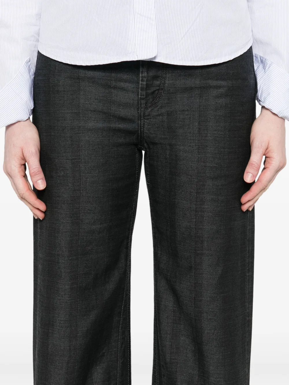 OUR LEGACY straight-leg jeans Zwart