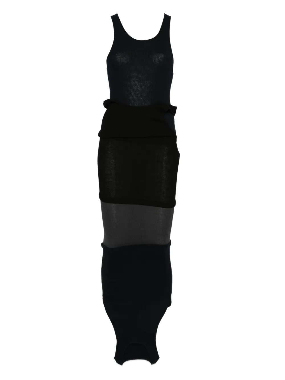 Balenciaga Sleeveless Maxi Dress In Black
