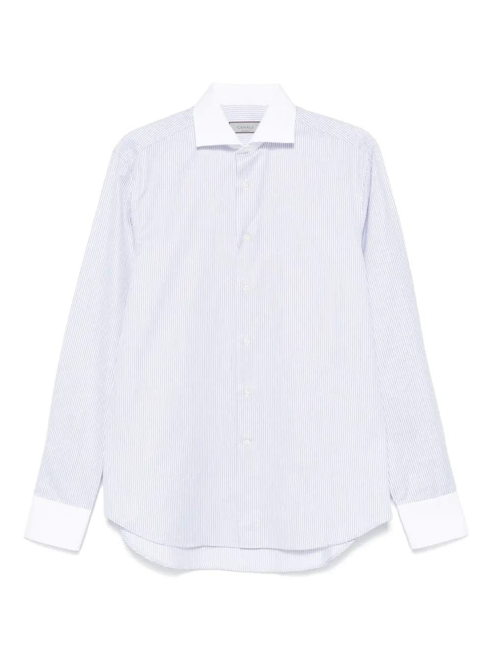 Canali camisa con rayas estampadas | blanco | Image 1