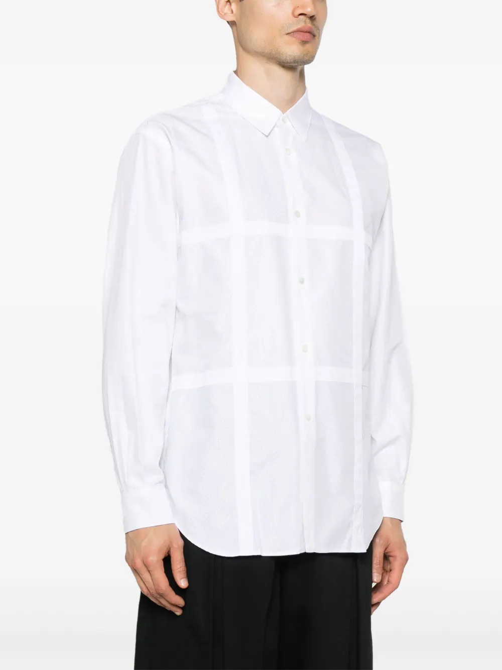 Comme Des Garçons Shirt Overhemd met stippen Wit