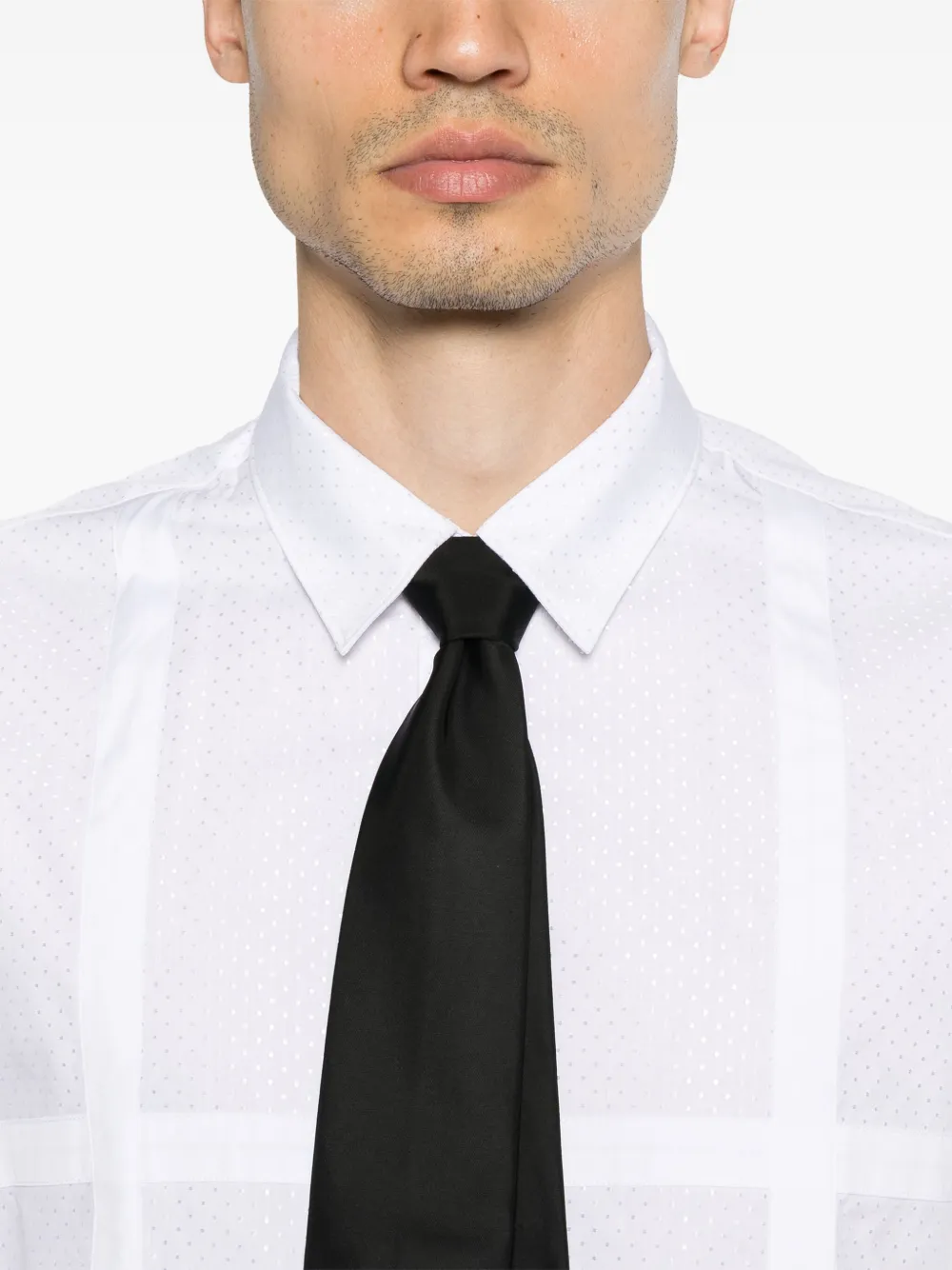 Comme Des Garçons Shirt Overhemd met stippen Wit