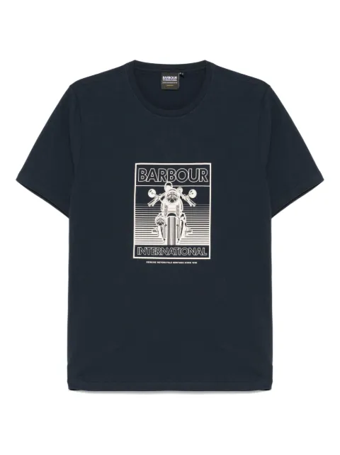 Barbour International playera Track Graphic