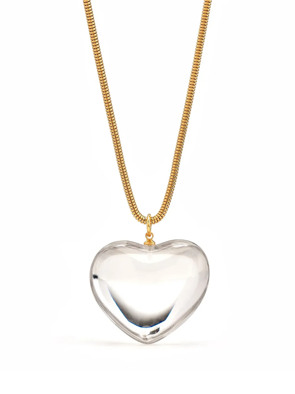 Kenneth Jay Lane Collana con ciondolo a cuore - Oro
