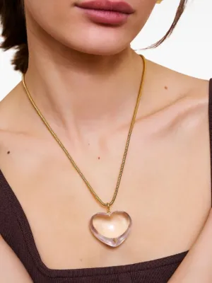 Kenneth Jay Lane ネックレス ボールチェーン ハート HEART org.jpg