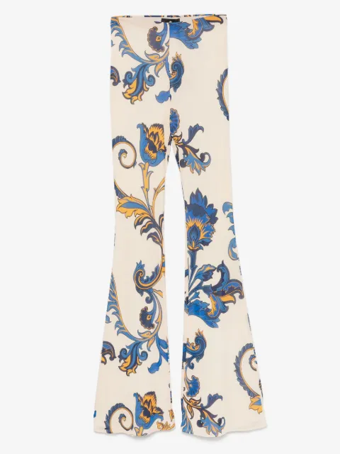 ETRO pantalon à imprimé en all over