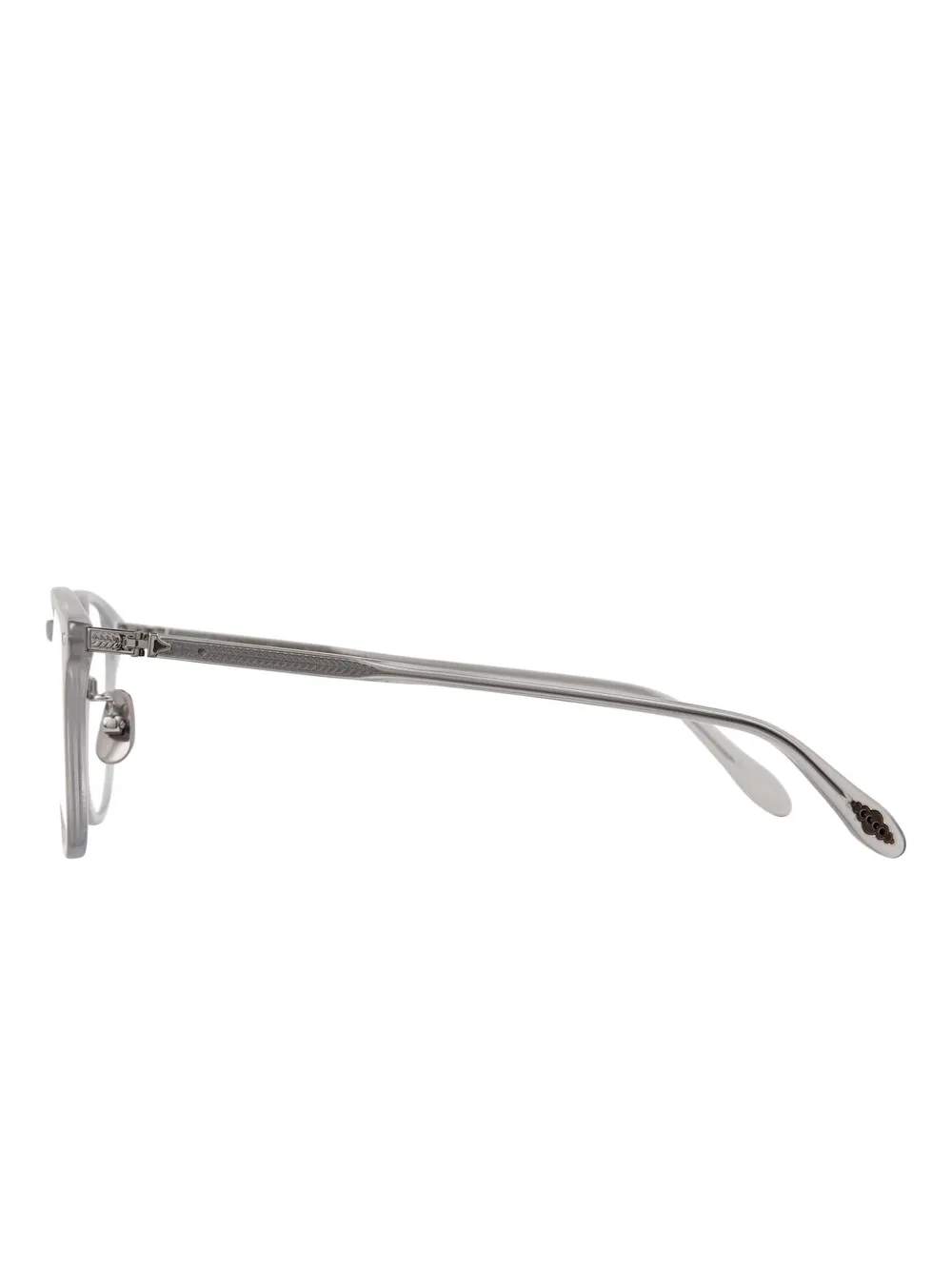 Garrett Leight Kinney J bril met rond montuur Grijs