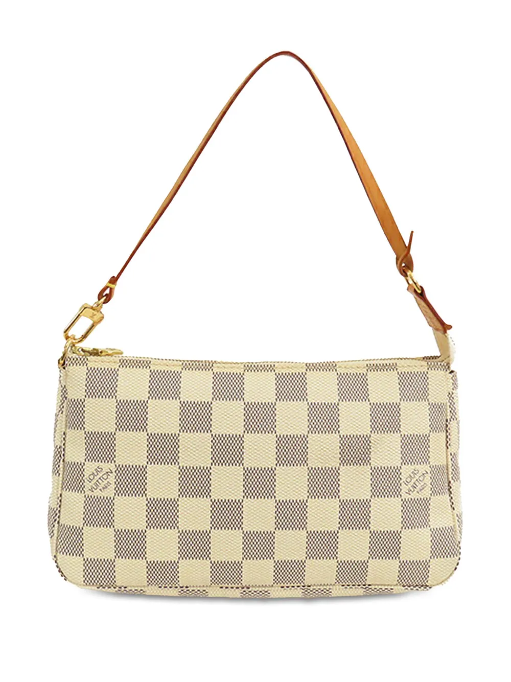 Louis Vuitton Pre-Owned 2007 ダミエ アズール ポシェット アクセソワール ショルダーバッグ - ホワイト Louis Vuitton Pre-Owned 2007 ダミエ アズール ポシェット アクセソワール ショルダーバッグ - ホワイト