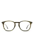 Garrett Leight Kinney round-frame glasses - Green