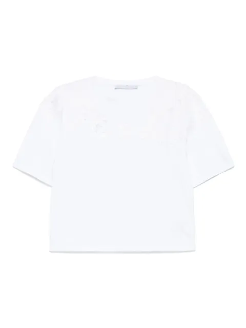 Ermanno Scervino floral-patch T-shirt