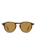 Garrett Leight Hampton tortoiseshell round sunglasses - Brown