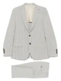 Eleventy striped suit - Grey