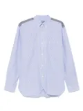 Junya Watanabe MAN panelled shirt - Blue