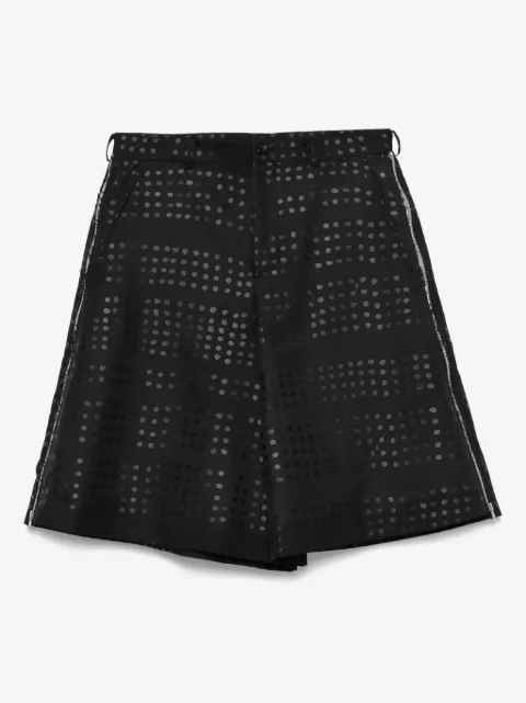Black Comme Des Garçons polka-dot shorts