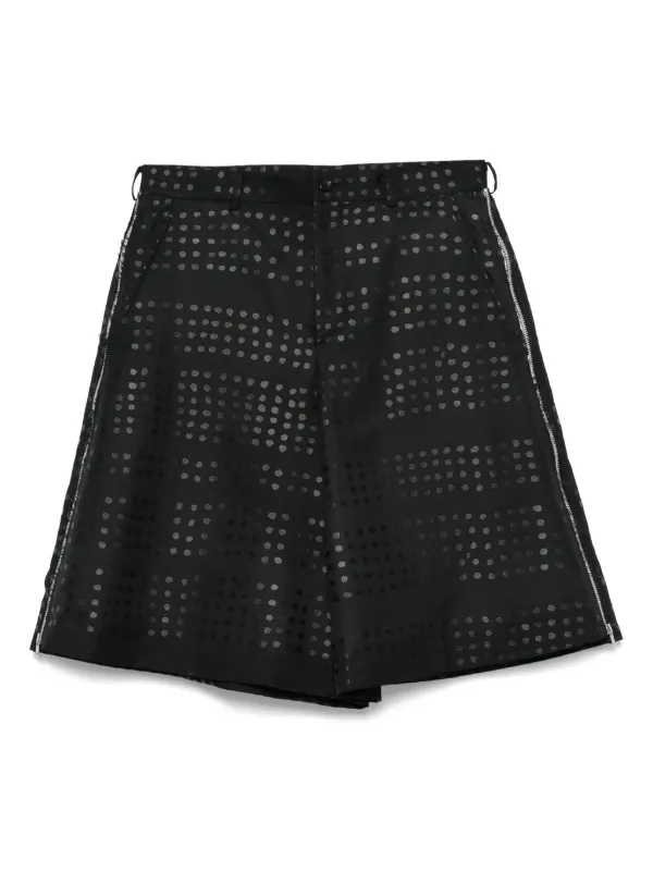 Black Comme Des Garçons ポルカドット ショートパンツ | ブラック