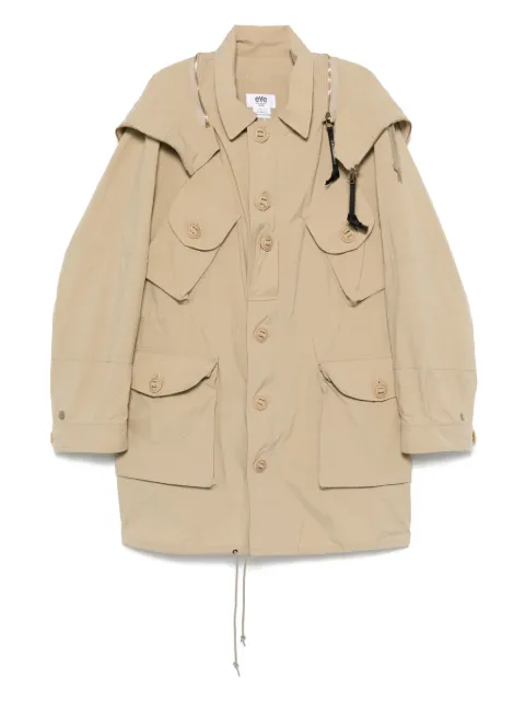 Junya Watanabe MAN x C.P. Company hooded trench coat