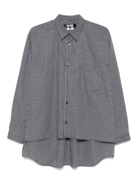 Black Comme Des Garçons checked shirt