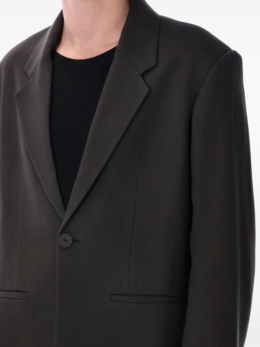 Studio Nicholson Oversized blazer Zwart