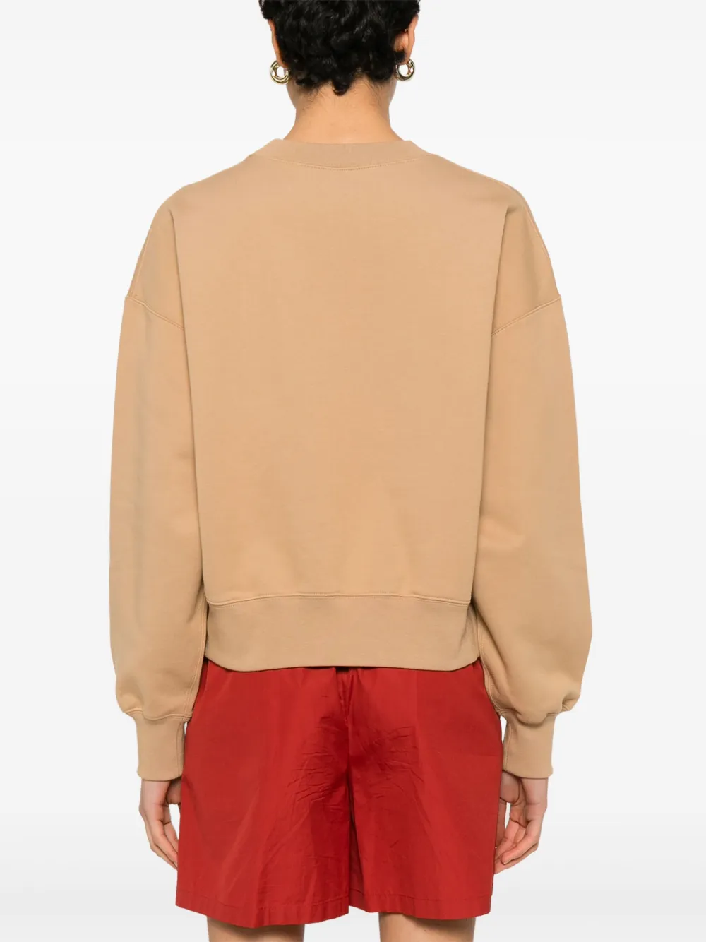 Gucci Sweater met logoprint Bruin