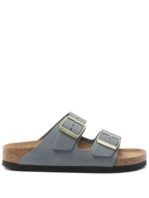 Birkenstock Arizona レオパード サンダル | ブラック | FARFETCH JP