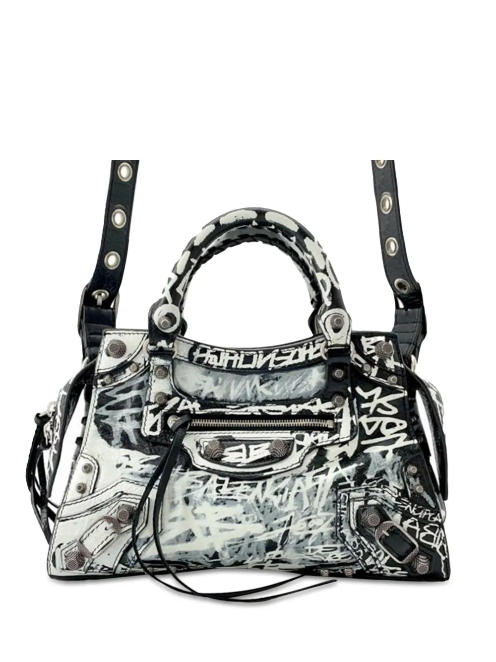 2000-2024 Lambskin Motocross Graffiti Neo Cagole XS satchel