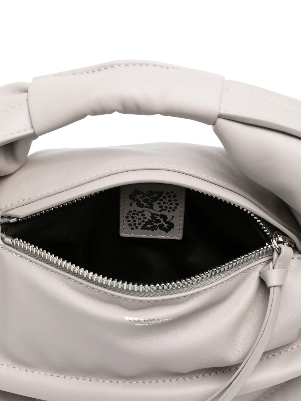 FEDERICO CINA Tortellino shopper Grijs