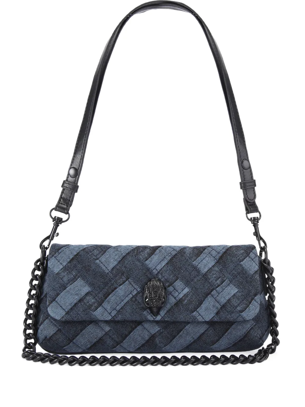 Kurt Geiger London Long Kensington ショルダーバッグ - ブルー Kurt Geiger London Long Kensington ショルダーバッグ - ブルー