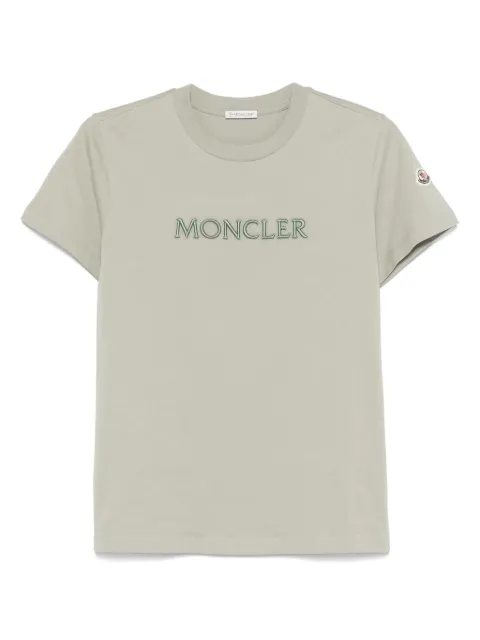 Moncler logo-embroidered T-shirt