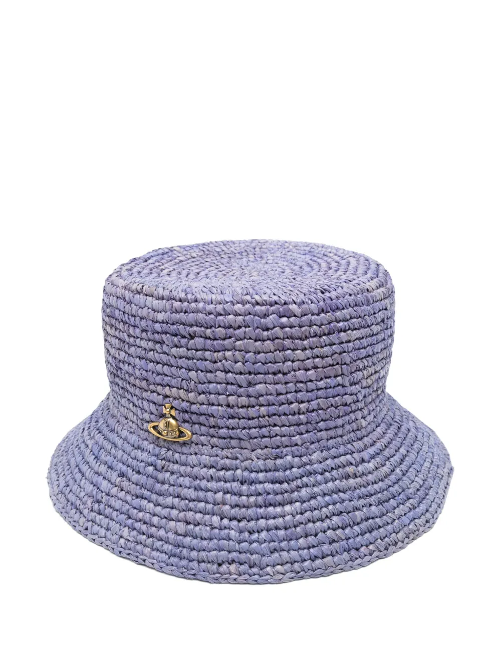 Vivienne Westwood raffia bucket hat | Blue | Image 1