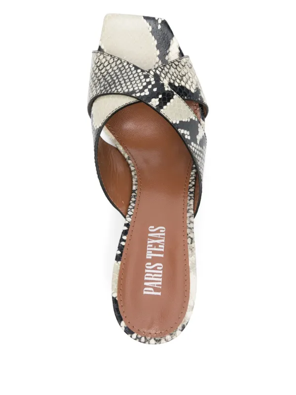新到着 Arizona 60mm Texas Paris Sandals FARFETCH | Black | 靴