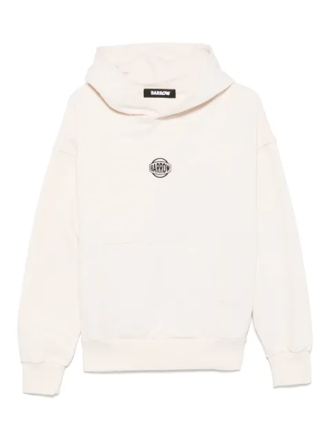 BARROW rubberised-logo hoodie