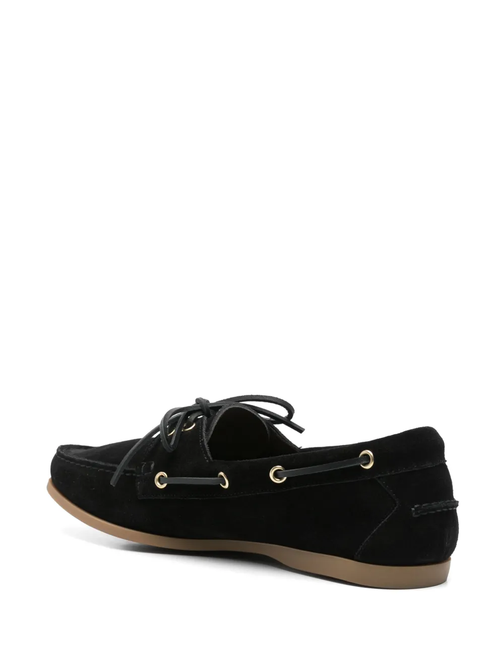 TOM FORD suede boat shoes Black