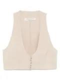 Philosophy Di Lorenzo Serafini cropped gilet - Neutrals
