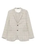 Corneliani checked blazer - Brown