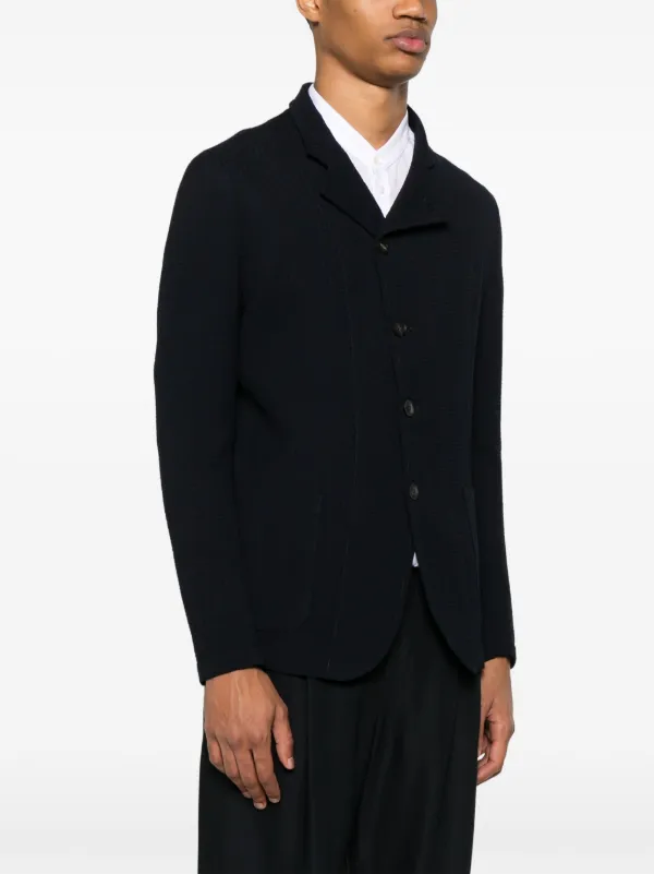 EMPORIO　ARMAN スタンドカラージャケット Emporio Armani スタンドカラー ジャケット | ブルー | FARFETCH JP