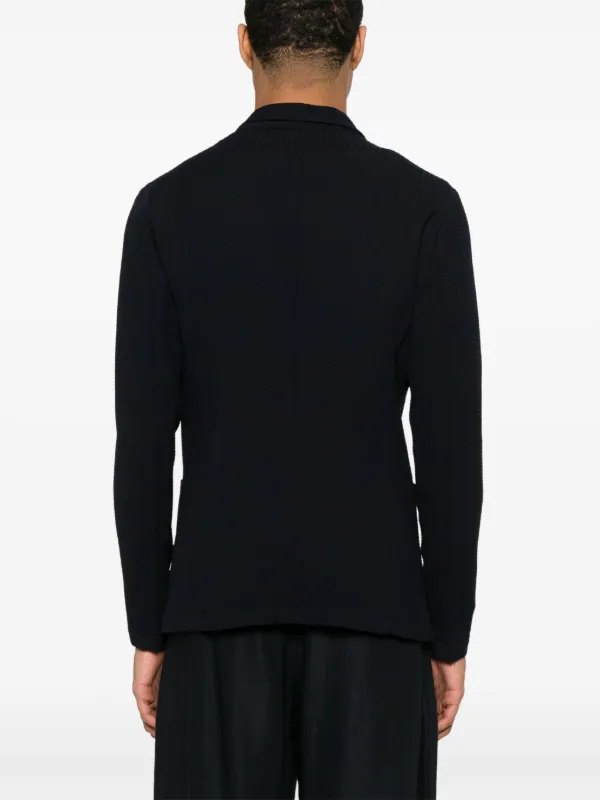 EMPORIO　ARMAN スタンドカラージャケット Emporio Armani スタンドカラー ジャケット | ブルー | FARFETCH JP