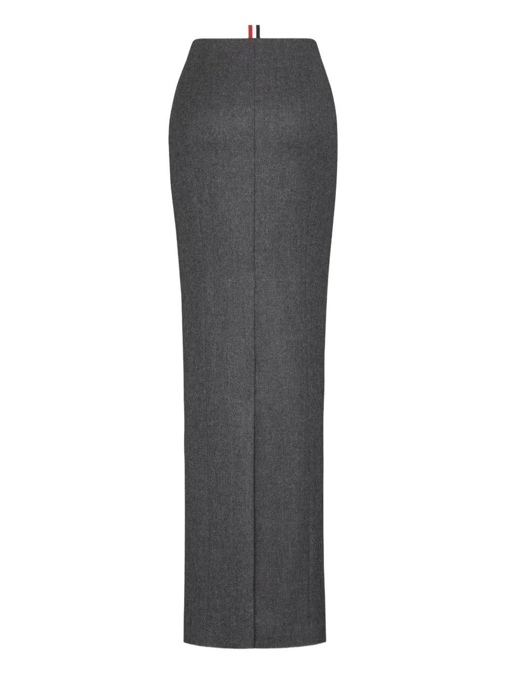 Thom Browne grosgrain loop tab pencil skirt | Grey | Image 1