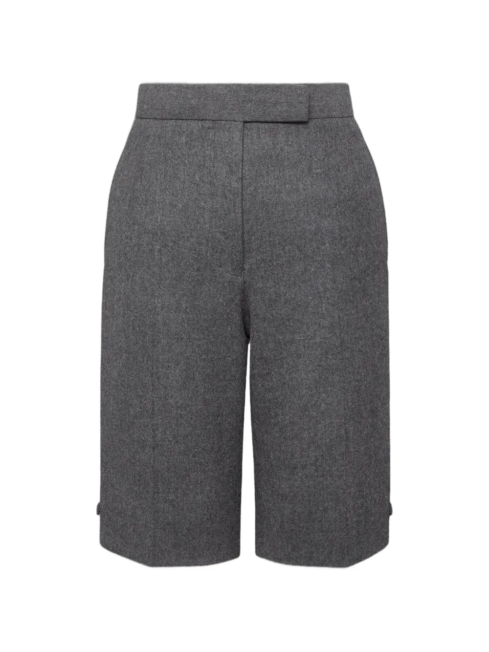 Thom Browne Bermuda flanellen shorts van wol Grijs