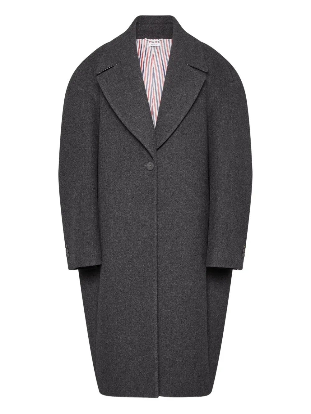 Thom Browne Melton cocoon coat | Grey | Image 1