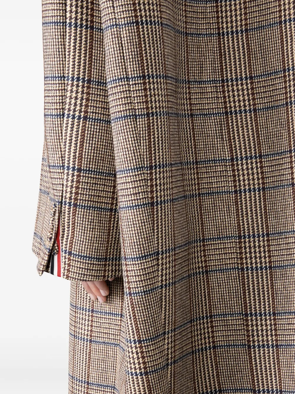 Thom Browne Hunting tweed jas Bruin